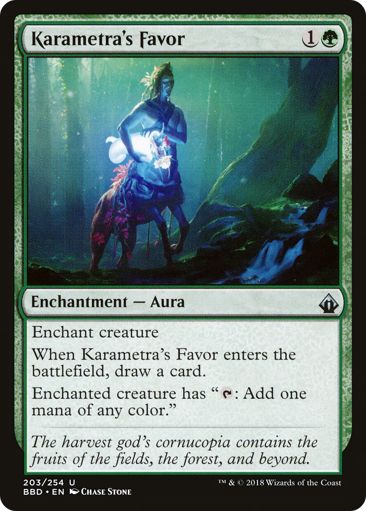 Karametra's Favor (BBD-203)  Foil - Battlebond