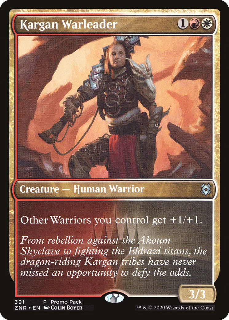 Kargan Warleader (PPZNR-391)  Foil - Zendikar Rising