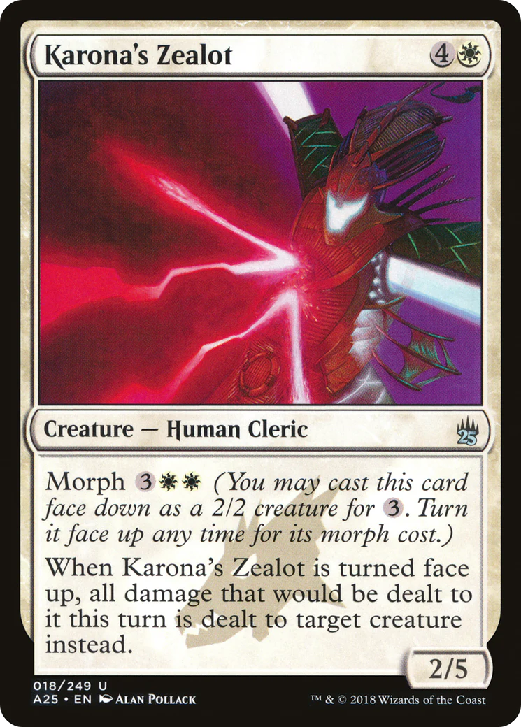 Karona's Zealot (A25-018) Foil - Masters 25