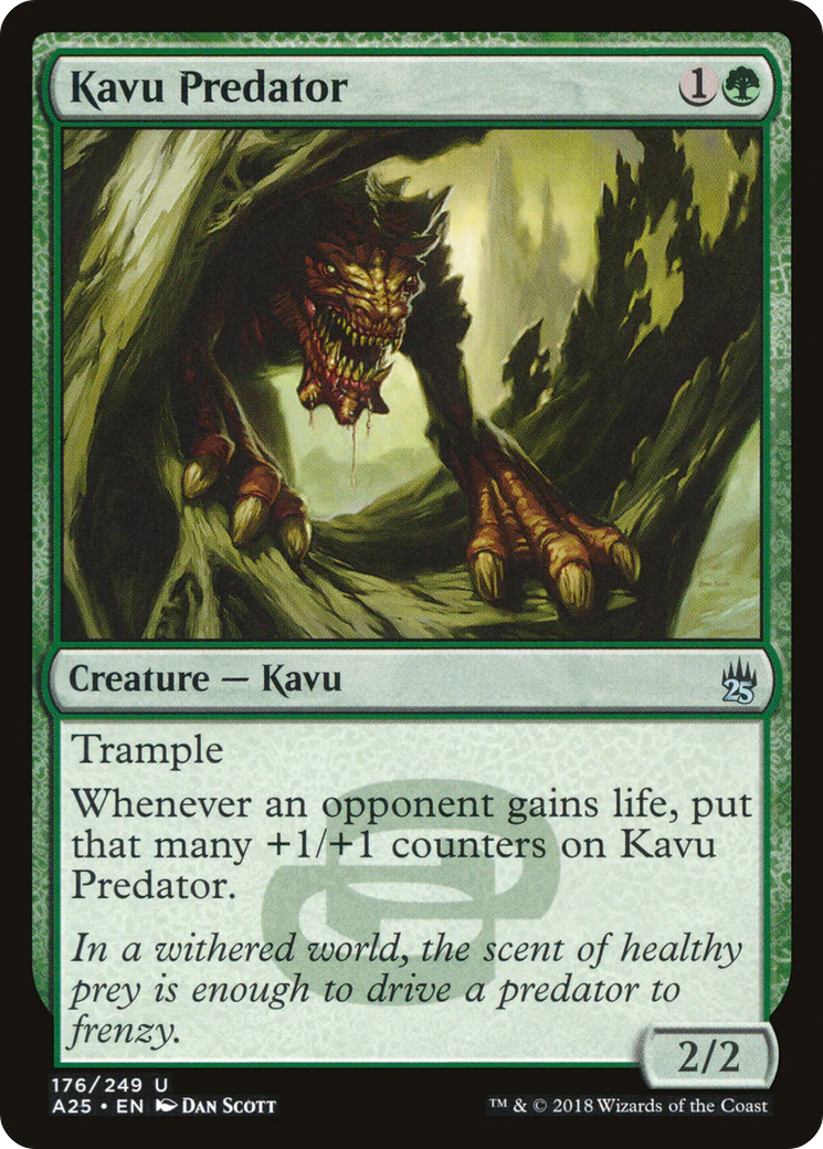 Kavu Predator (A25-176)  Foil - Masters 25