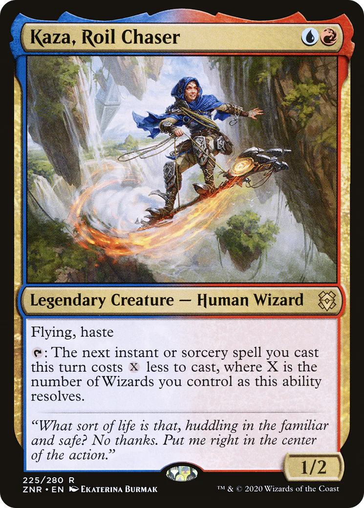 Kaza, Roil Chaser (ZNR-225)  - Zendikar Rising