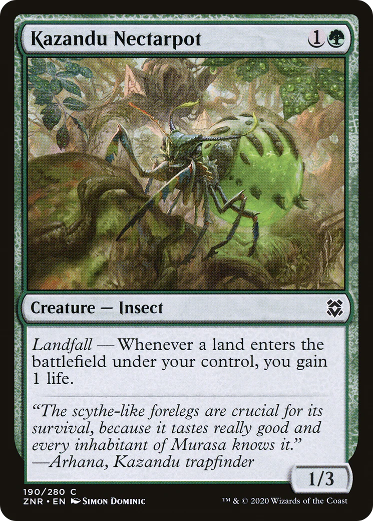 Kazandu Nectarpot (ZNR-190)  - Zendikar Rising
