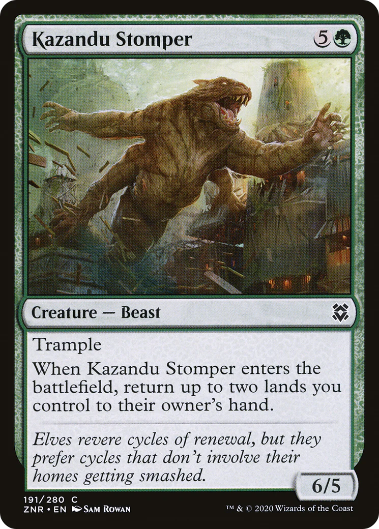 Kazandu Stomper (ZNR-191)  - Zendikar Rising