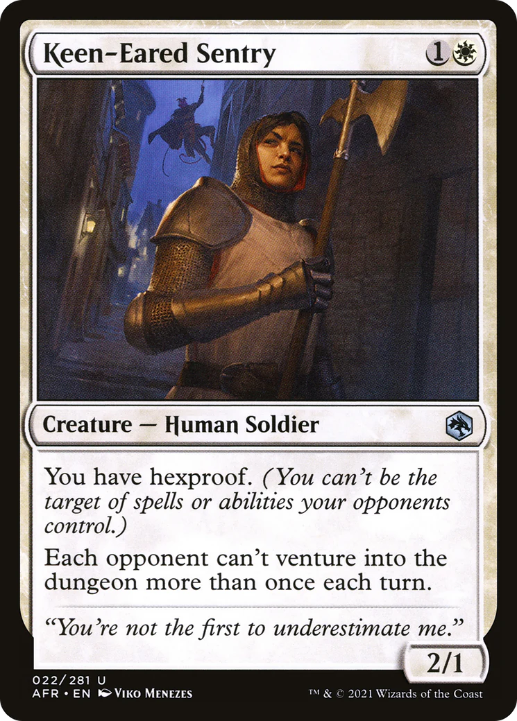 Keen-Eared Sentry (AFR-022)  Foil - Adventures in the Forgotten Realms
