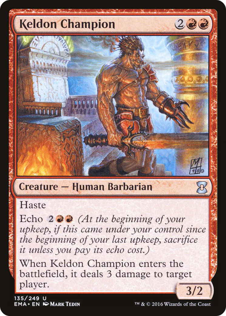 Keldon Champion (EMA-135) Foil - Eternal Masters