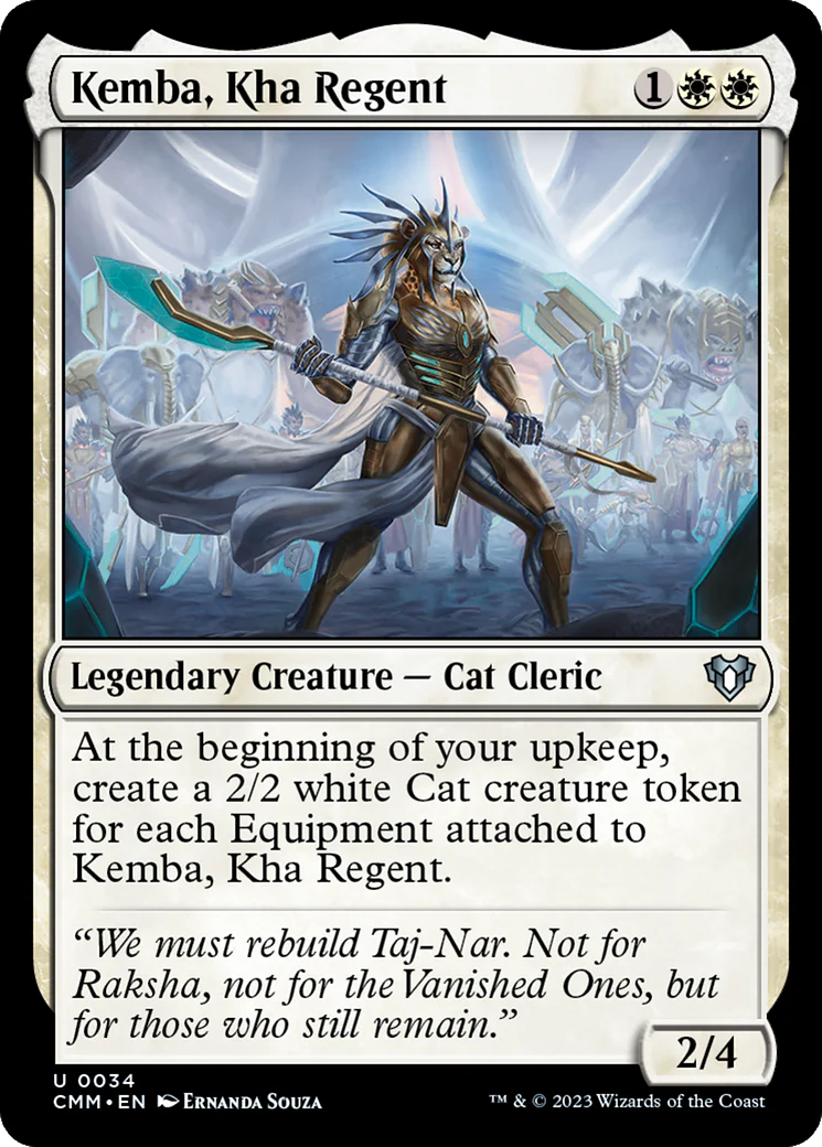 Kemba, Kha Regent (CMM-034)  - Commander Masters