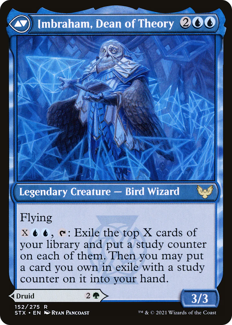 Kianne, Dean of Substance // Imbraham, Dean of Theory (STX-152)  - Strixhaven: School of Mages - Image 2