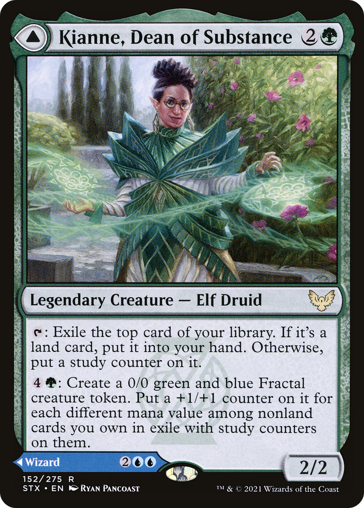 Kianne, Dean of Substance // Imbraham, Dean of Theory (STX-152)  - Strixhaven: School of Mages - Image 3