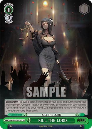 KILL THE LORD (SR) (NIK/S117-E054S SR) - GODDESS OF VICTORY: NIKKE