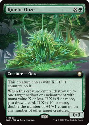 Kinetic Ooze (Extended Art) (SOC-087)  - Commander: Secrets of Strixhaven