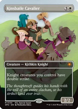 Kinsbaile Cavalier (Borderless) (SPG-130)  Foil - Special Guests