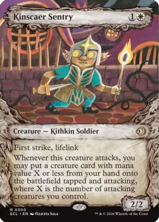 Kinscaer Sentry (Showcase) (ECL-300) Foil - Lorwyn Eclipsed
