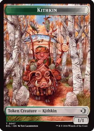 Kithkin // Treasure Double-Sided Token (ECL-7 // 10) Foil - Lorwyn Eclipsed