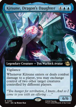 Kitsune, Dragon's Daughter (Extended Art) (TMT-262) Foil - Teenage Mutant Ninja Turtles