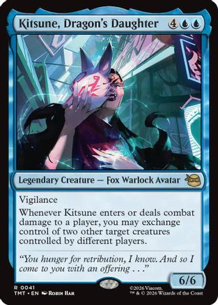 Kitsune, Dragon's Daughter (TMT-041)  Foil - Teenage Mutant Ninja Turtles