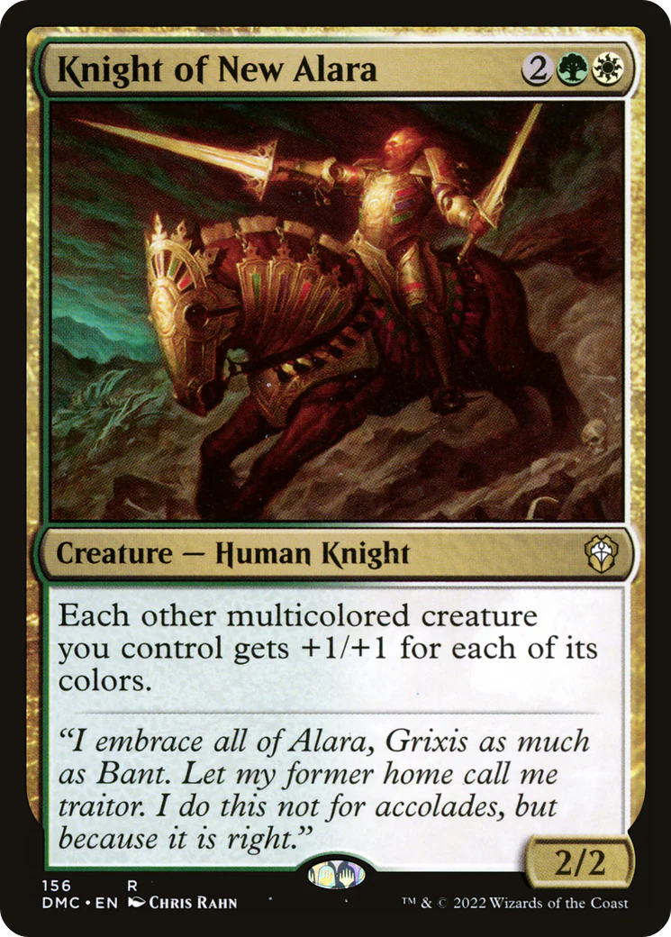 Knight of New Alara (DMC-156)  - Dominaria United Commander