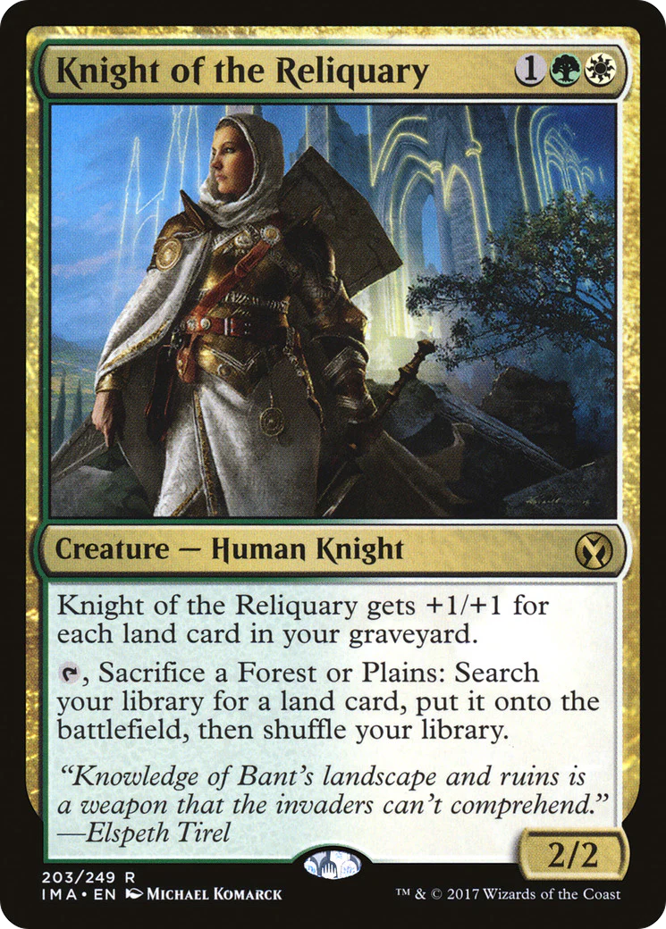 Knight of the Reliquary (IMA-203)  - Iconic Masters