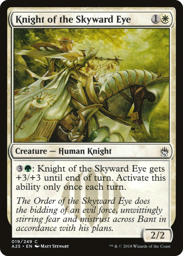 Knight of the Skyward Eye (A25-019)  Foil - Masters 25