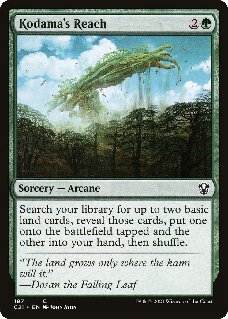 Kodama's Reach (C21-197)  - Commander 2021