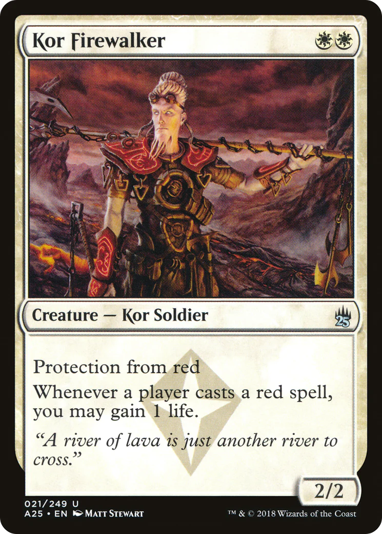 Kor Firewalker (A25-021)  - Masters 25
