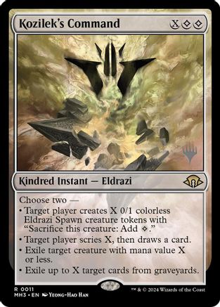 Kozilek's Command (PPECL-011)  - Promo Pack: Lorwyn Eclipsed