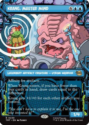 Krang, Master Mind (Showcase) (TMT-230)  - Teenage Mutant Ninja Turtles
