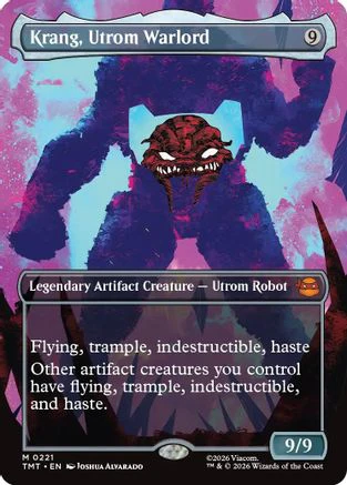 Krang, Utrom Warlord (Borderless) (TMT-221)  - Teenage Mutant Ninja Turtles