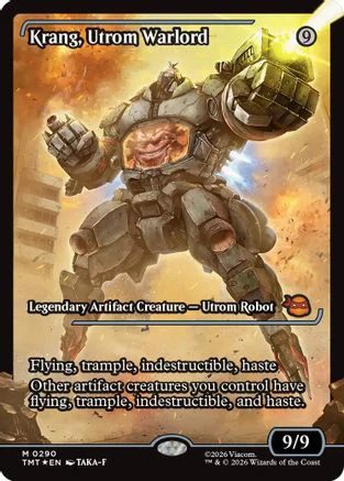 Krang, Utrom Warlord (Showcase) (TMT-290)  Foil - Teenage Mutant Ninja Turtles