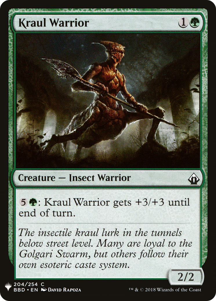 Kraul Warrior (LIST-BBD-204)  - The List