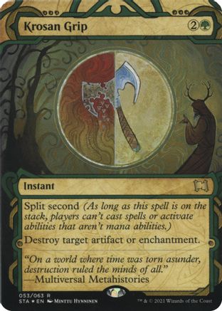Krosan Grip (Foil Etched) (STA-053)  Foil - Strixhaven Mystical Archive