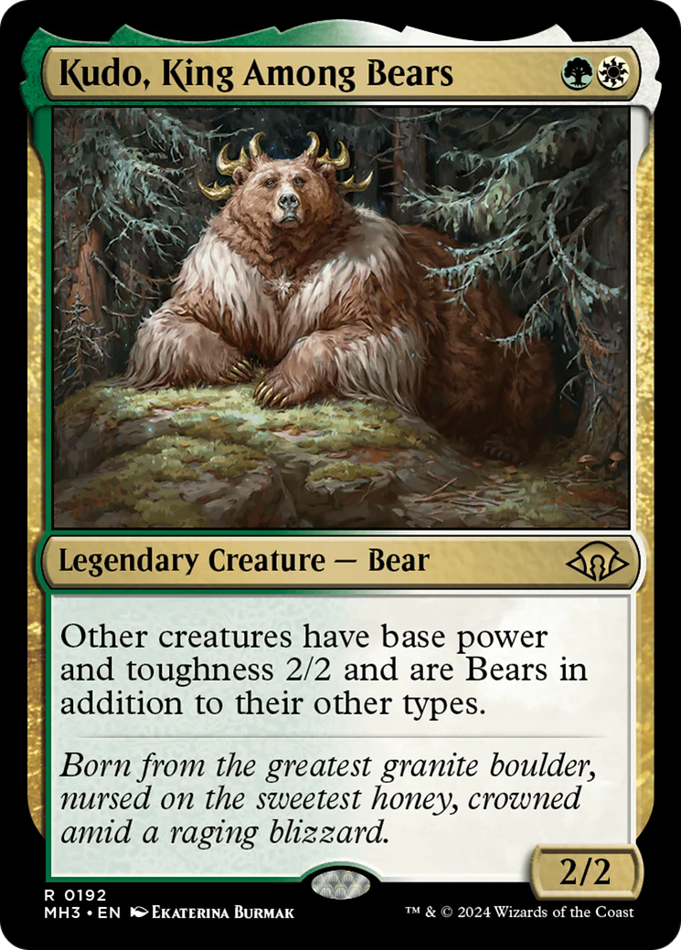 Kudo, King Among Bears (MH3-192)  - Modern Horizons 3