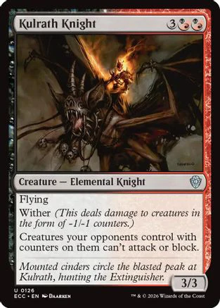 Kulrath Knight (ECC-126)  - Commander: Lorwyn Eclipsed