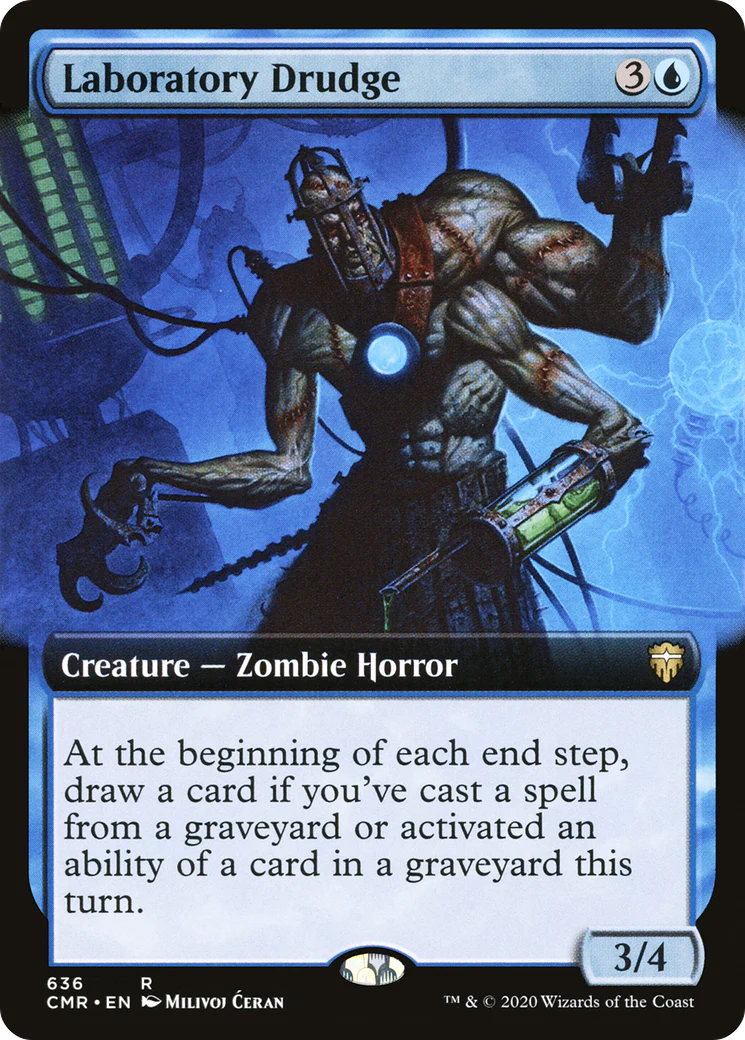 Laboratory Drudge (Extended Art) (CMR-636)  - Commander Legends: (Extended Art)