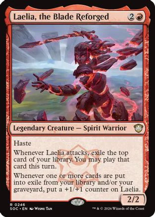 Laelia, the Blade Reforged (SOC-246)  - Commander: Secrets of Strixhaven