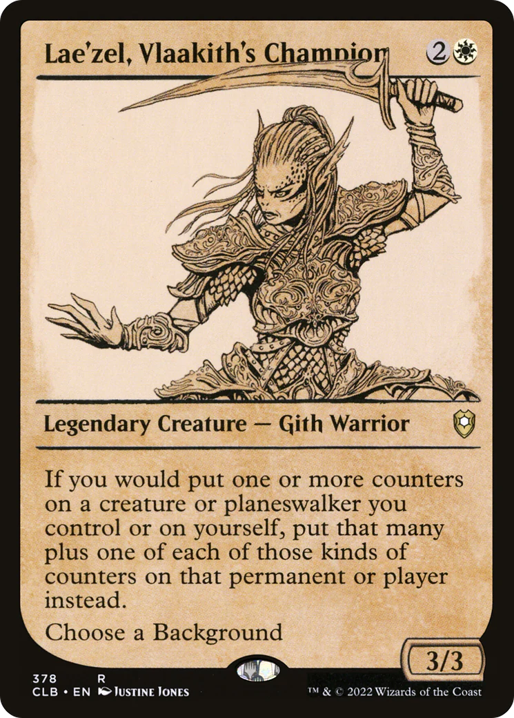 Lae'zel, Vlaakith's Champion (Showcase) (CLB-378)  Foil - Commander Legends: Battle for Baldur's Gate: (Showcase)