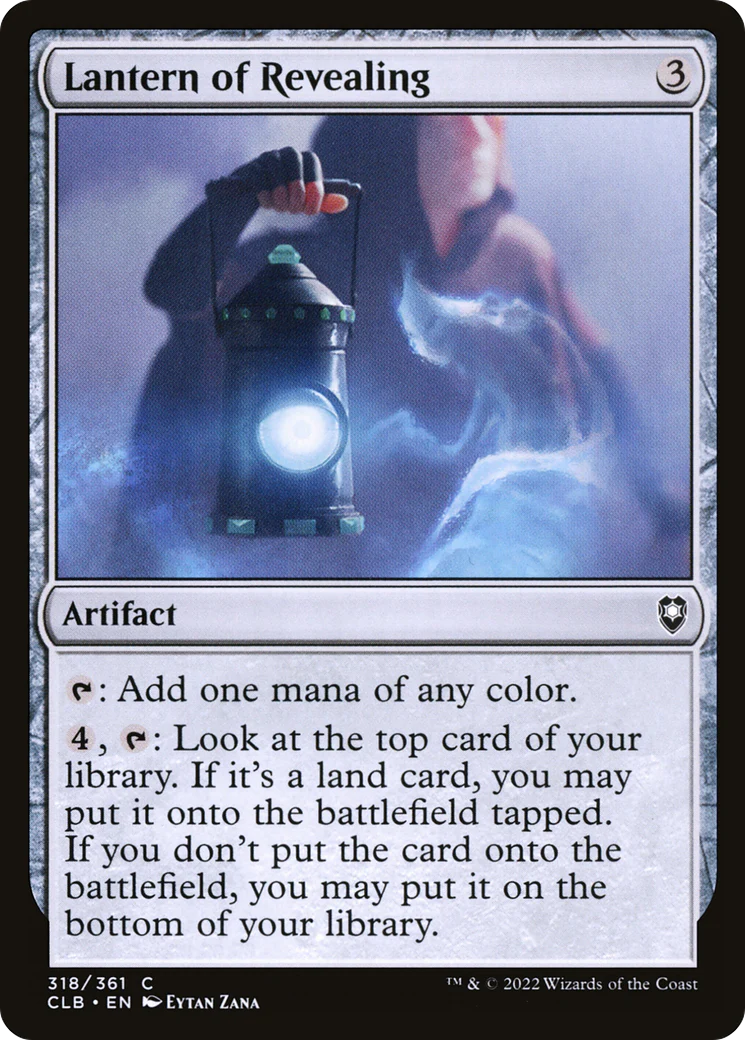 Lantern of Revealing (CLB-318)  Foil - Commander Legends: Battle for Baldur's Gate