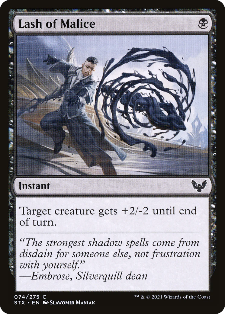 Lash of Malice (STX-074)  - Strixhaven: School of Mages