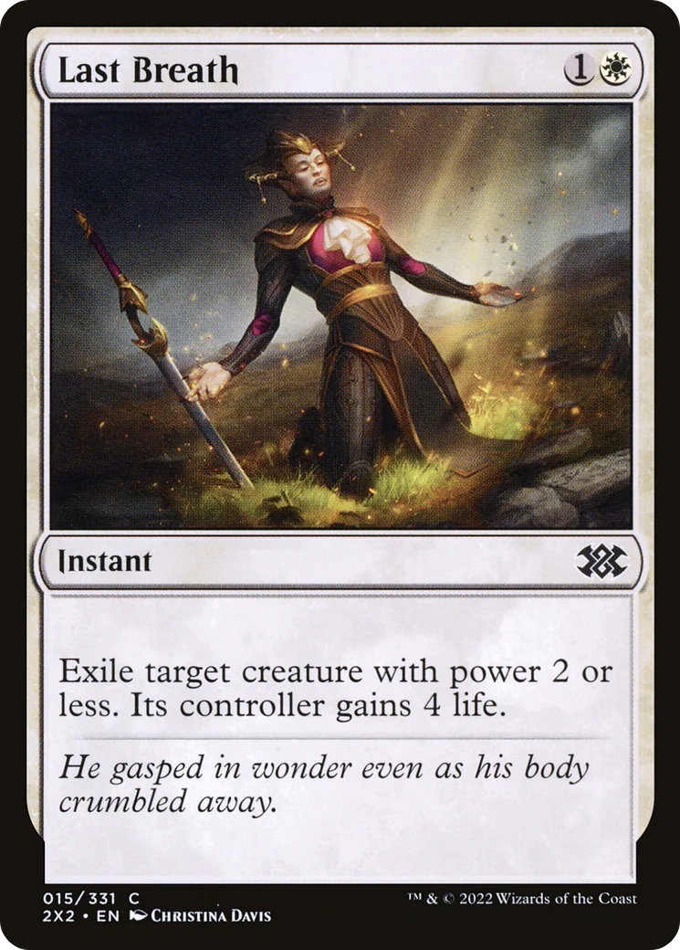 Last Breath (2X2-015)  - Double Masters 2022