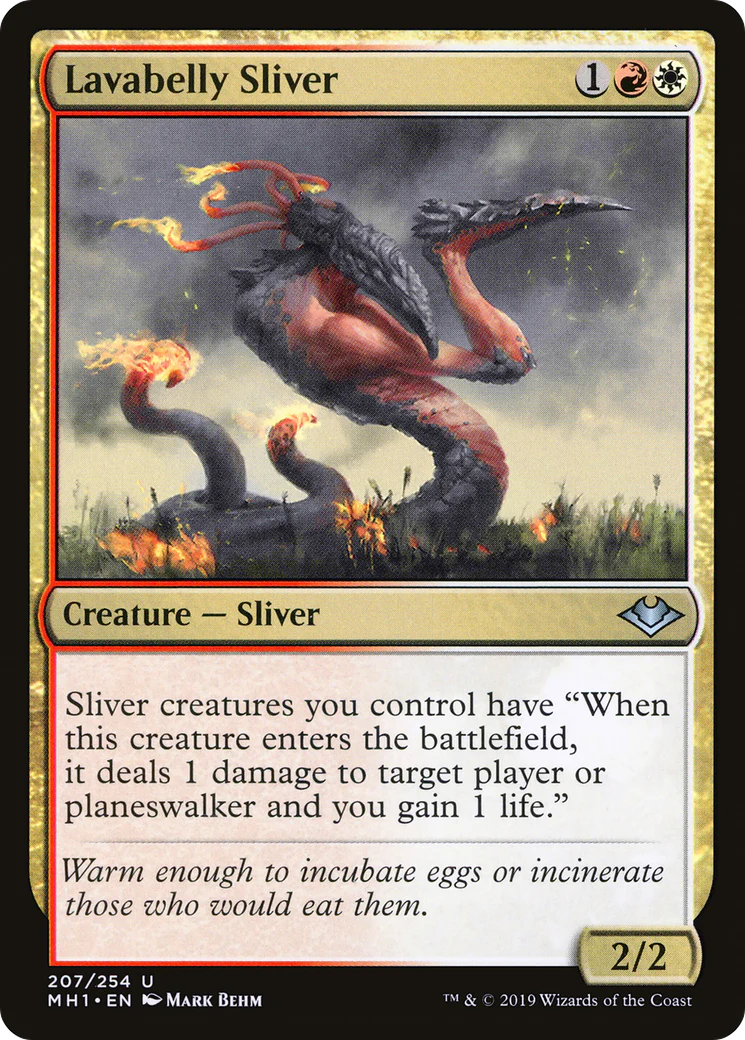 Lavabelly Sliver (MH1-207)  Foil - Modern Horizons