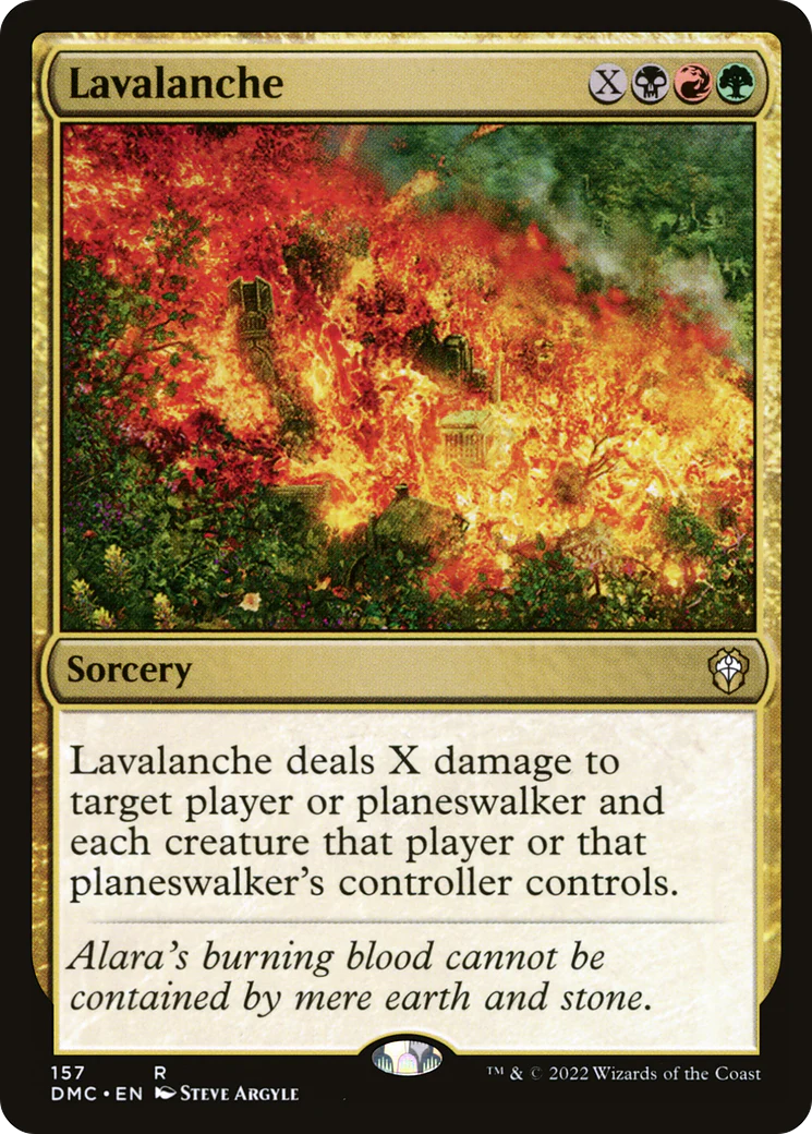 Lavalanche (DMC-157)  - Dominaria United Commander