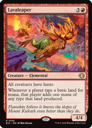Lavaleaper (ECL-150) Foil - Lorwyn Eclipsed