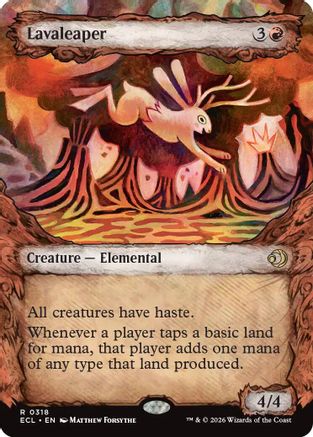 Lavaleaper (Showcase) (ECL-318) Foil - Lorwyn Eclipsed