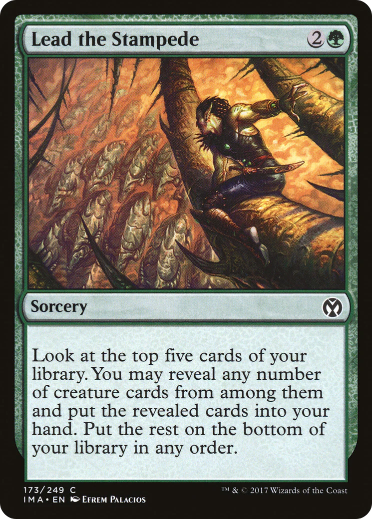 Lead the Stampede (IMA-173)  Foil - Iconic Masters