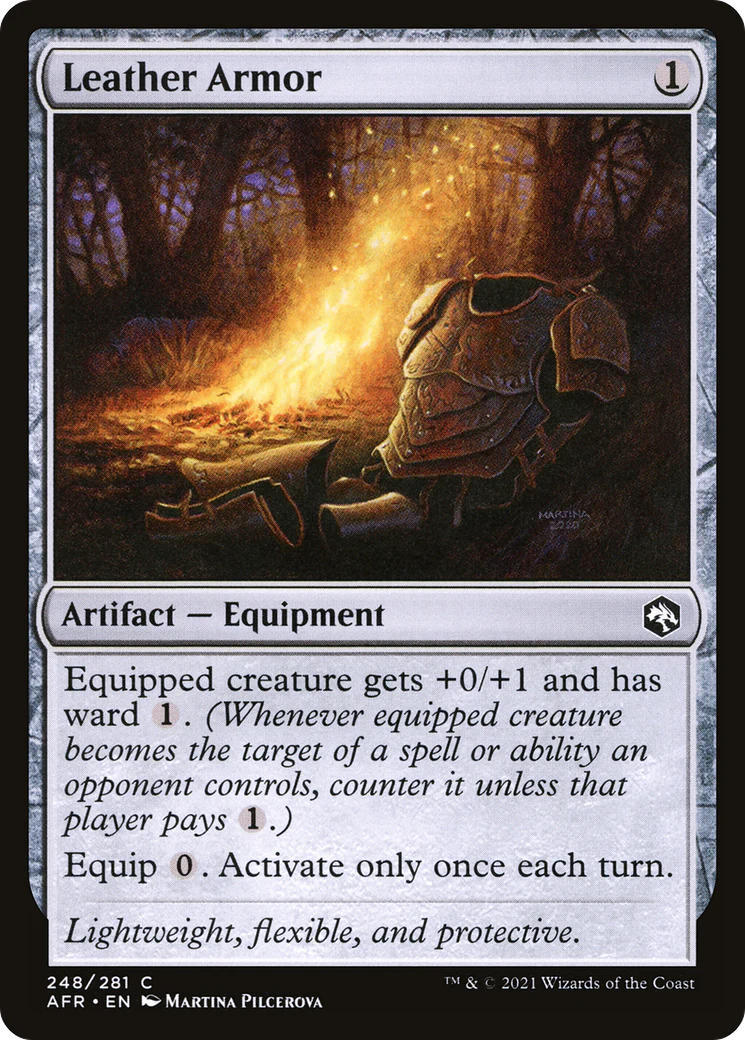 Leather Armor (AFR-248)  - Adventures in the Forgotten Realms