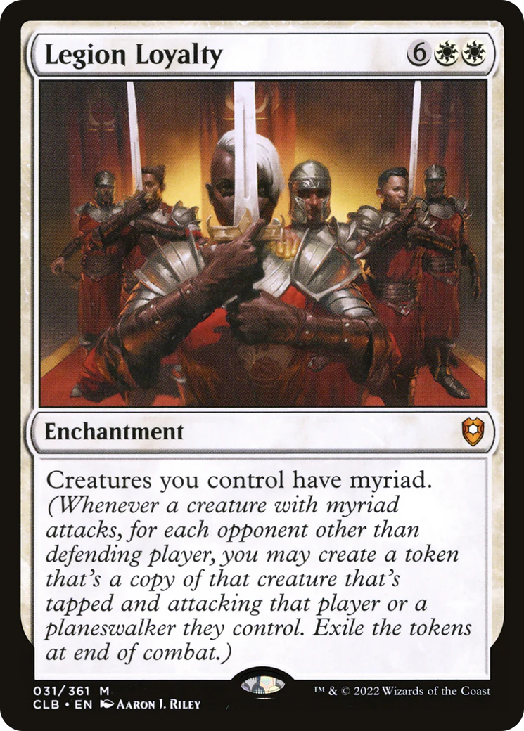 Legion Loyalty (CLB-031) Foil - Commander Legends: Battle for Baldur's Gate