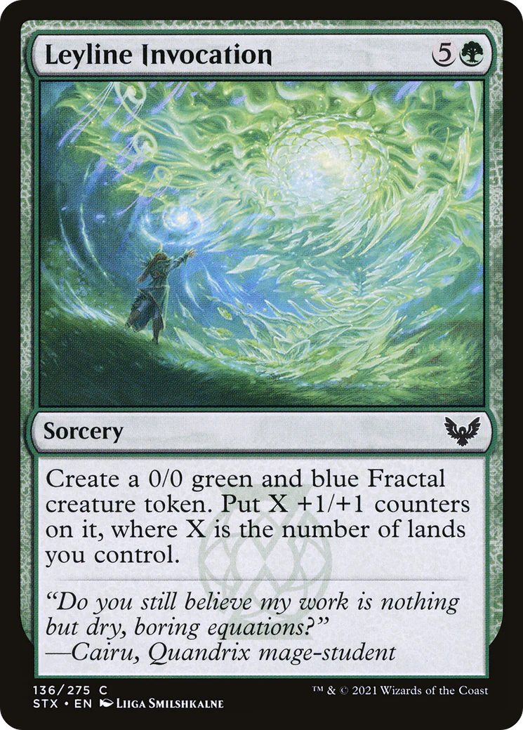 Leyline Invocation (STX-136)  Foil - Strixhaven: School of Mages