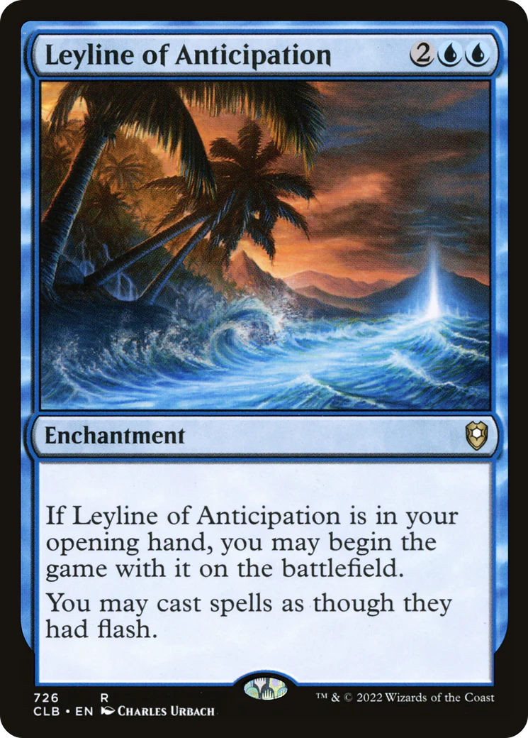 Leyline of Anticipation (CLB-726)  - Commander Legends: Battle for Baldur's Gate