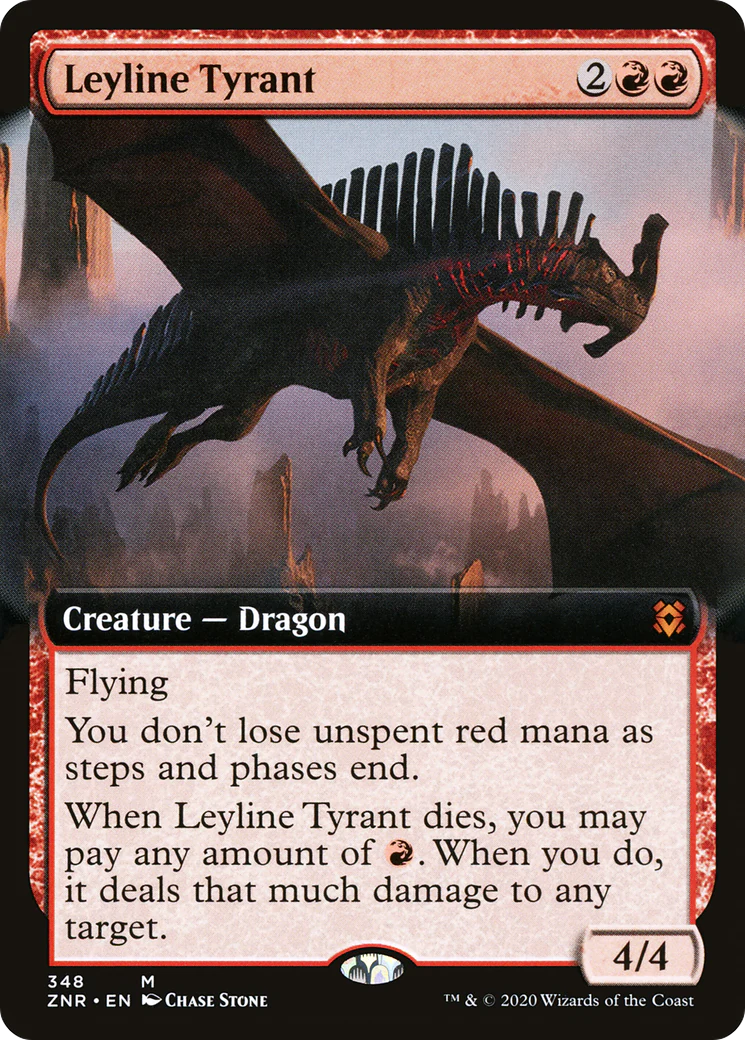 Leyline Tyrant (Extended Art) (ZNR-348)  Foil - Zendikar Rising
