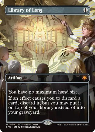 Library of Leng (Borderless) (SPG-) Foil - Special Guests