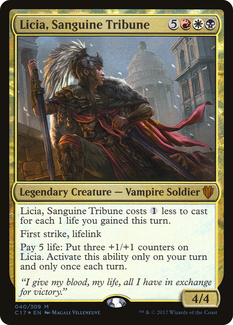 Licia, Sanguine Tribune (C17-040) Foil - Commander 2017